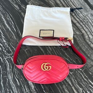 Authentic Gucci Marmont Belt Bag
